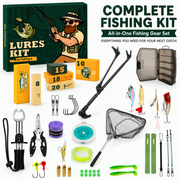 24-Day Fishing Lure Advent Calendar Mystery Box – Assorted Fishing Baits & Tackle Gift for Anglers